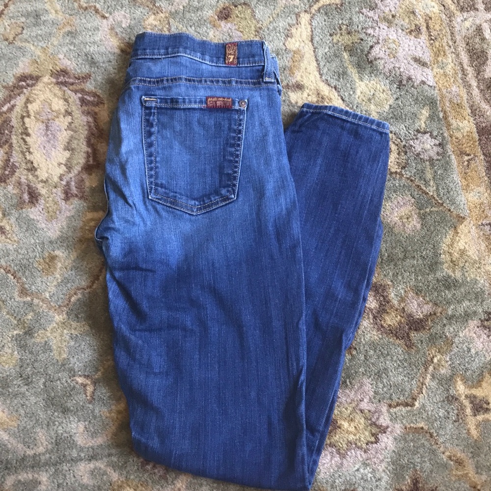 Light wash straight fit 7 for all Mankind jeans